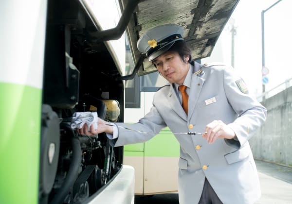 車両点検・点呼